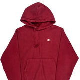 Reverse Weave Champion Hoodie - Medium Red Cotton