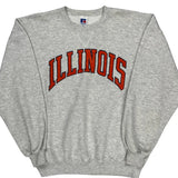 Made In USA Russell Athletic College Sweatshirt - XL Grey Cotton
