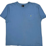 Polo By Ralph Lauren T-Shirt - Large Blue Cotton