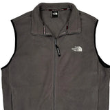 The North Face Fleece Vest - Large Gray Polyester