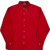 Chaps Ralph Lauren Shirt - Medium Red Cotton