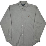Yarmouth Ralph Lauren Shirt - Large Grey Cotton