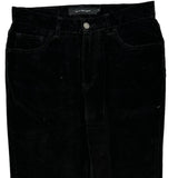 Calvin Klein Jeans Cord Trousers - 30″ Waist Black Corduroy