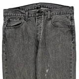 501 Levis Jeans - 34W 29L Grey Cotton