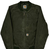 Carhartt Bomber Jacket - Medium Green Cotton
