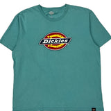 Dickies Graphic T-Shirt - XL Green Cotton