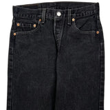 501 Levis Jeans - 29W 27L Black Denim