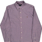 Ralph Lauren Checked Shirt - Medium Blue Cotton