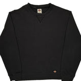 Dickies Sweatshirt - Large Black Cotton Blend