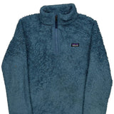 Patagonia Fleece 1/4 Zip - XL Blue Polyester