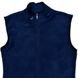 Adidas Fleece Vest - Large Blue Polyester