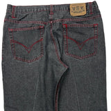 Noiz Hip Hop Jeans - 35W 30L Grey Cotton
