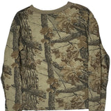 Mossy Oak Camo Sweatshirt - XL Khaki Cotton Blend