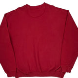 Reebok Sweatshirt - XL Red Cotton Blend