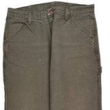 Wrangler Carpenter Trousers - 34W 32L Grey Cotton