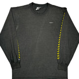 Nike Long Sleeve T-Shirt - Large Grey Cotton