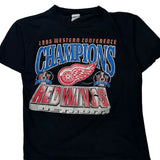 Detroit Red Wings True Fan T-Shirt - Large Black Cotton