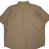 Carhartt Short Sleeve Shirt - 2XL Beige Cotton