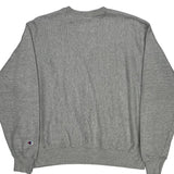 Reverse Weave Champion Sweatshirt - Large Gray Cotton Blend