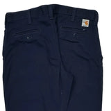 Reflective Stripes Carhartt Pants - 36W 34L Navy Cotton