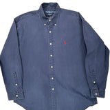 Blake Ralph Lauren Shirt - Large Blue Cotton