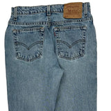 Levis 517 Boot Cut Jeans - 28W UK 6 Light Wash Cotton