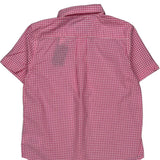 Age 7 Ralph Lauren Checked Short Sleeve Shirt - Small Pink Cotton