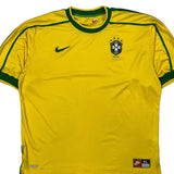 Brazil National Team Nike Football Shirt - XL Yellow Polyester