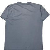 Nike T-Shirt - Large Blue Cotton