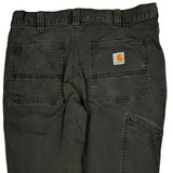 Carhartt Carpenter Trousers - 33W 32L Black Cotton