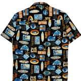 Surf Rider E&K Hawaiian Shirt - Medium Multicoloured Cotton