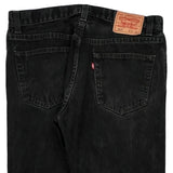 505 Levis Jeans - 34W 31L Black Cotton