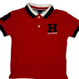 Age 2 Tommy Hilfiger Polo Shirt - 3XS Red Cotton