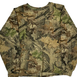 Advantage Camo Long Sleeve T-Shirt - XL Green Cotton