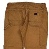 Dickies Double Knee Carpenter Trousers - 38W 30L Brown Cotton