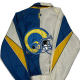 Rams Pro Player Football Windbreaker - Small Blue Nylon