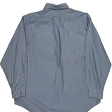 Ralph Lauren Striped Shirt - Large Blue Cotton