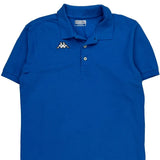 Kappa Polo Shirt - Large Blue Cotton