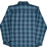 Carhartt Checked Flannel Shirt - XL Blue Cotton