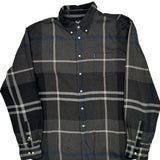 Barbour Shirt - Medium Black Cotton