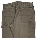 Wrangler Carpenter Trousers - 34W 32L Grey Cotton