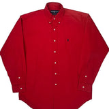 Blake Ralph Lauren Shirt - Medium Red Cotton