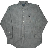 Yarmouth Ralph Lauren Checked Shirt - Large Grey Cotton