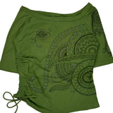 Harley Davidson T-Shirt - XL Green Cotton