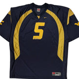 West Virginia Mountaineers Nike Football Football Jersey - XL Navy Polyester