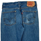 501 Levis Jeans - 32W 33L Blue Cotton