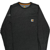 S&R Borchardt Builders, Llc Carhartt Long Sleeve T-Shirt - Medium Gray Cotton