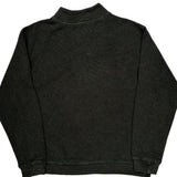Woolrich 1/4 Zip - XL Black Wool Blend