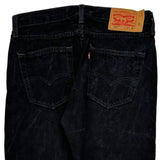 501 Levis Jeans - 32W 32L Black Cotton