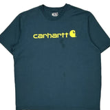Carhartt T-Shirt - 2XL Blue Cotton